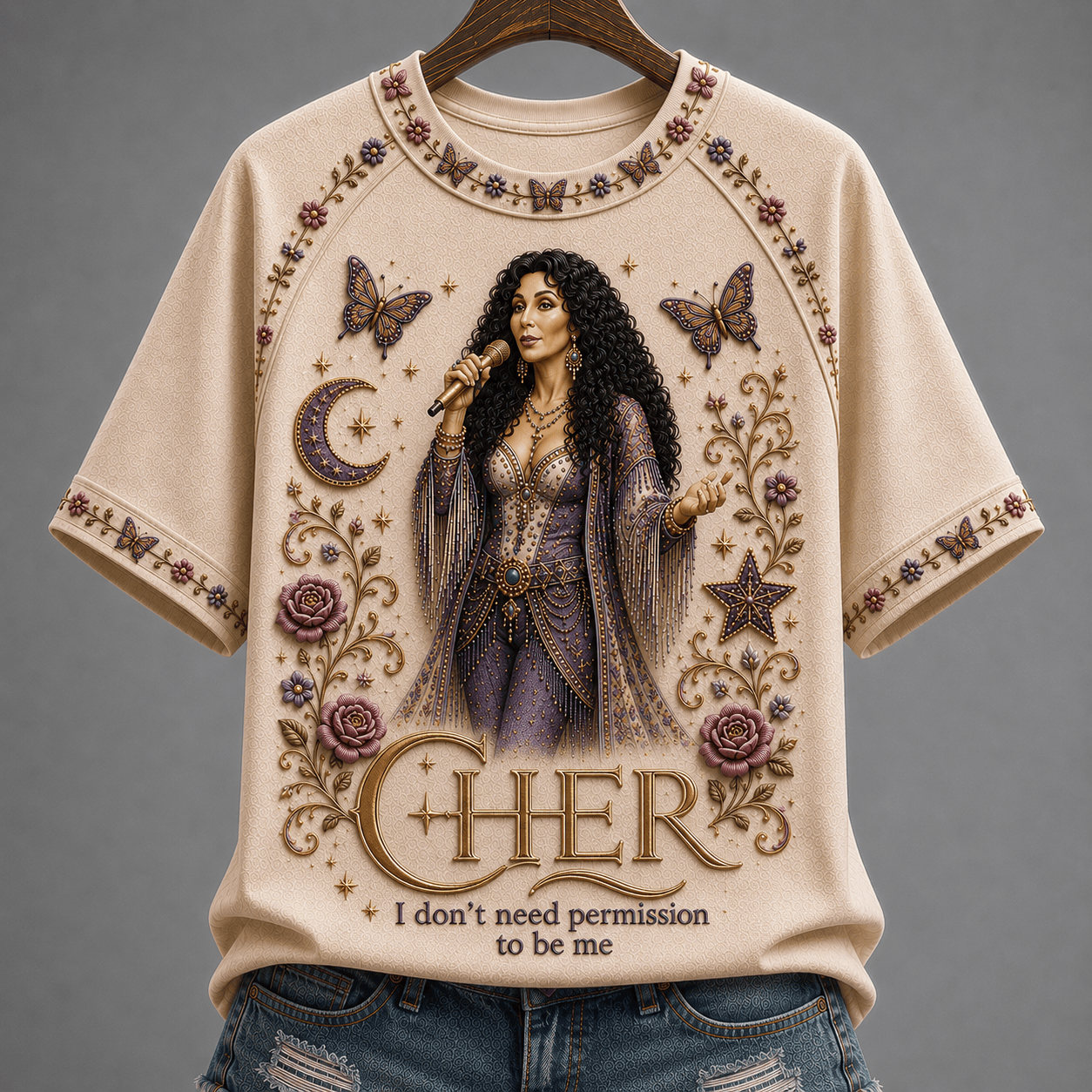 PREMIUM CHER 3D EMBOSS SHIRT TTTT