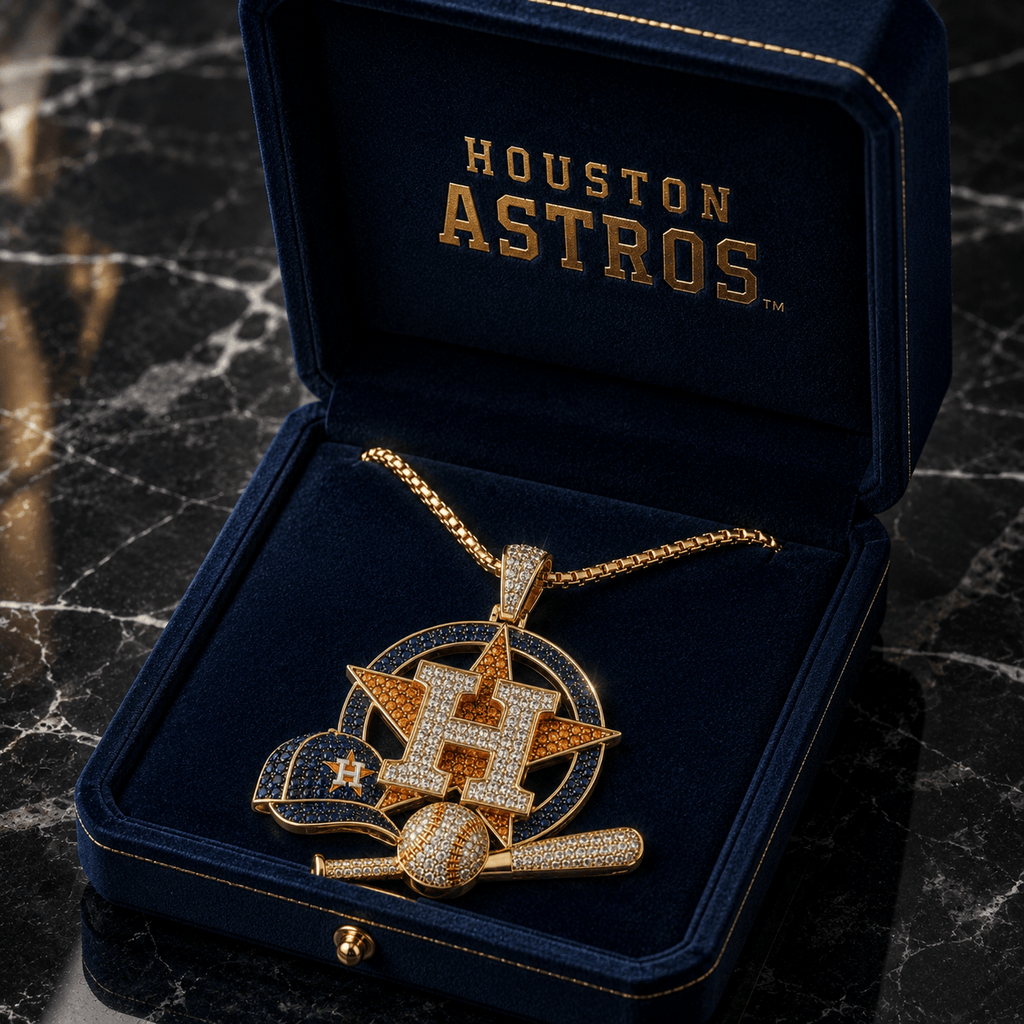 HTA Solid Gold Chain with Diamond Pendant BMD
