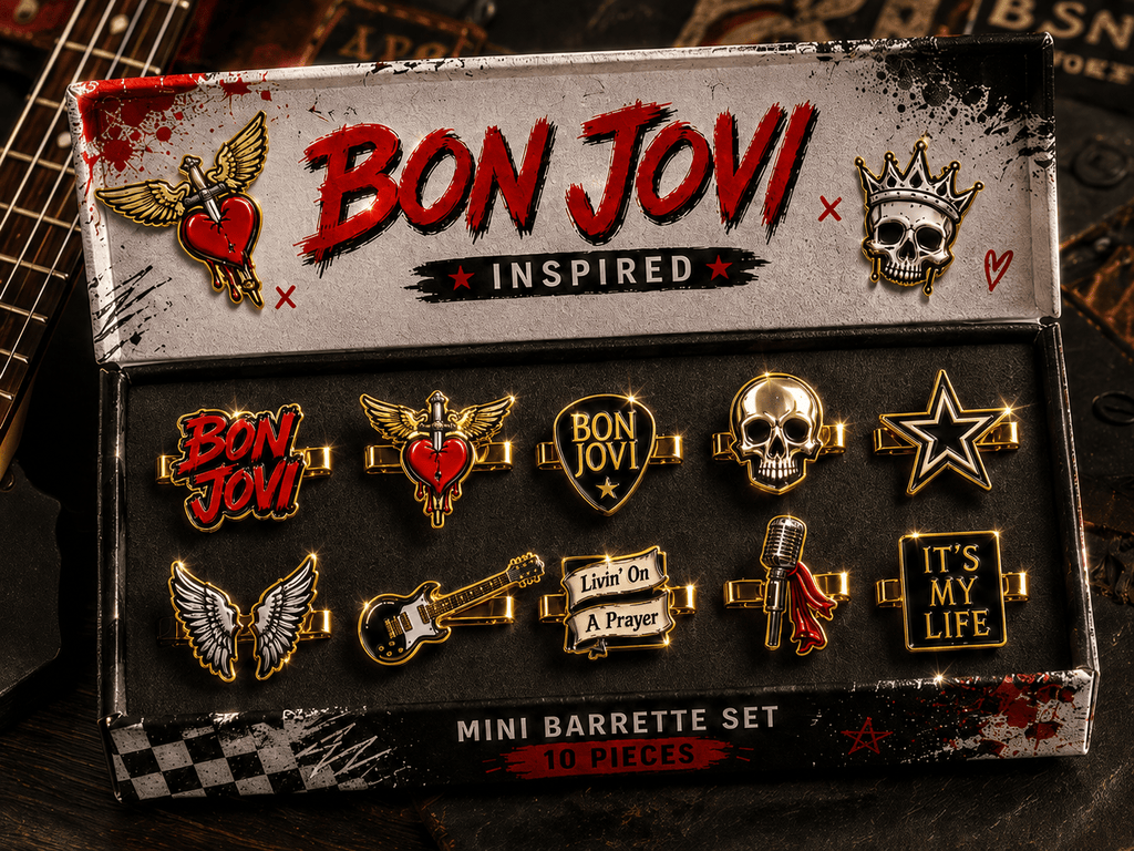 BJV Elegant Gold Mini Barrettes for Women TMH