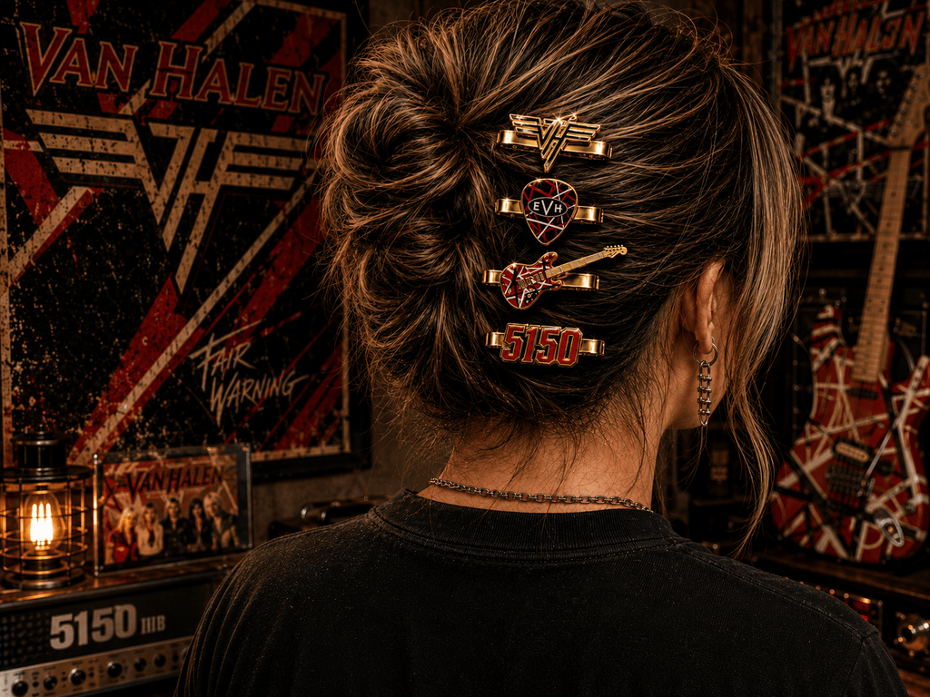 VHL Elegant Gold Mini Barrettes for Women TTTT