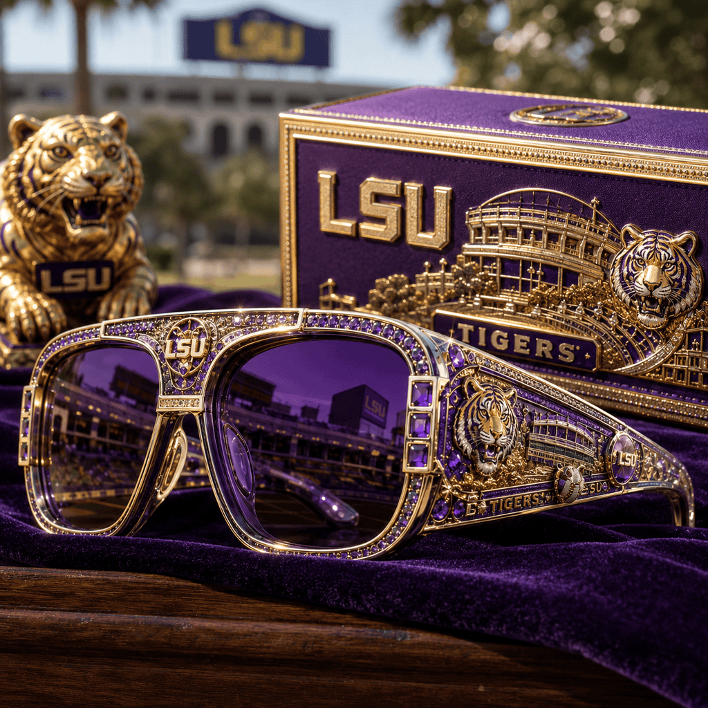 PREMIUM LSU UNISEX SUNGLASSES TTNL
