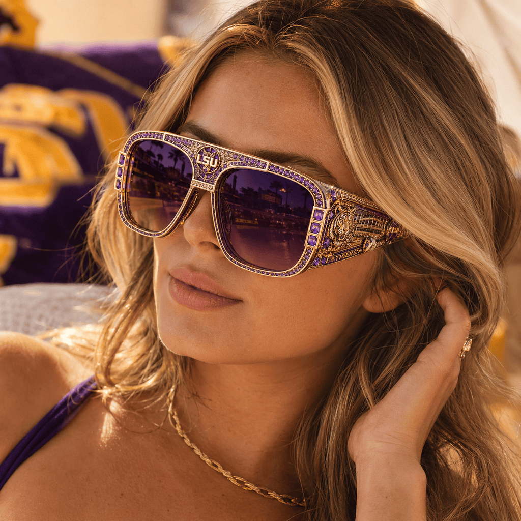 PREMIUM LSU UNISEX SUNGLASSES TTNL