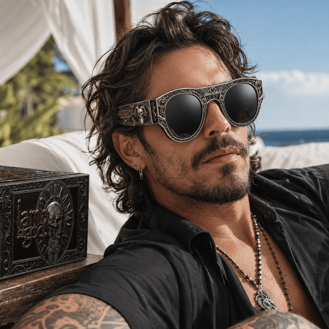 PREMIUM LOG UNISEX SUNGLASSES HQH