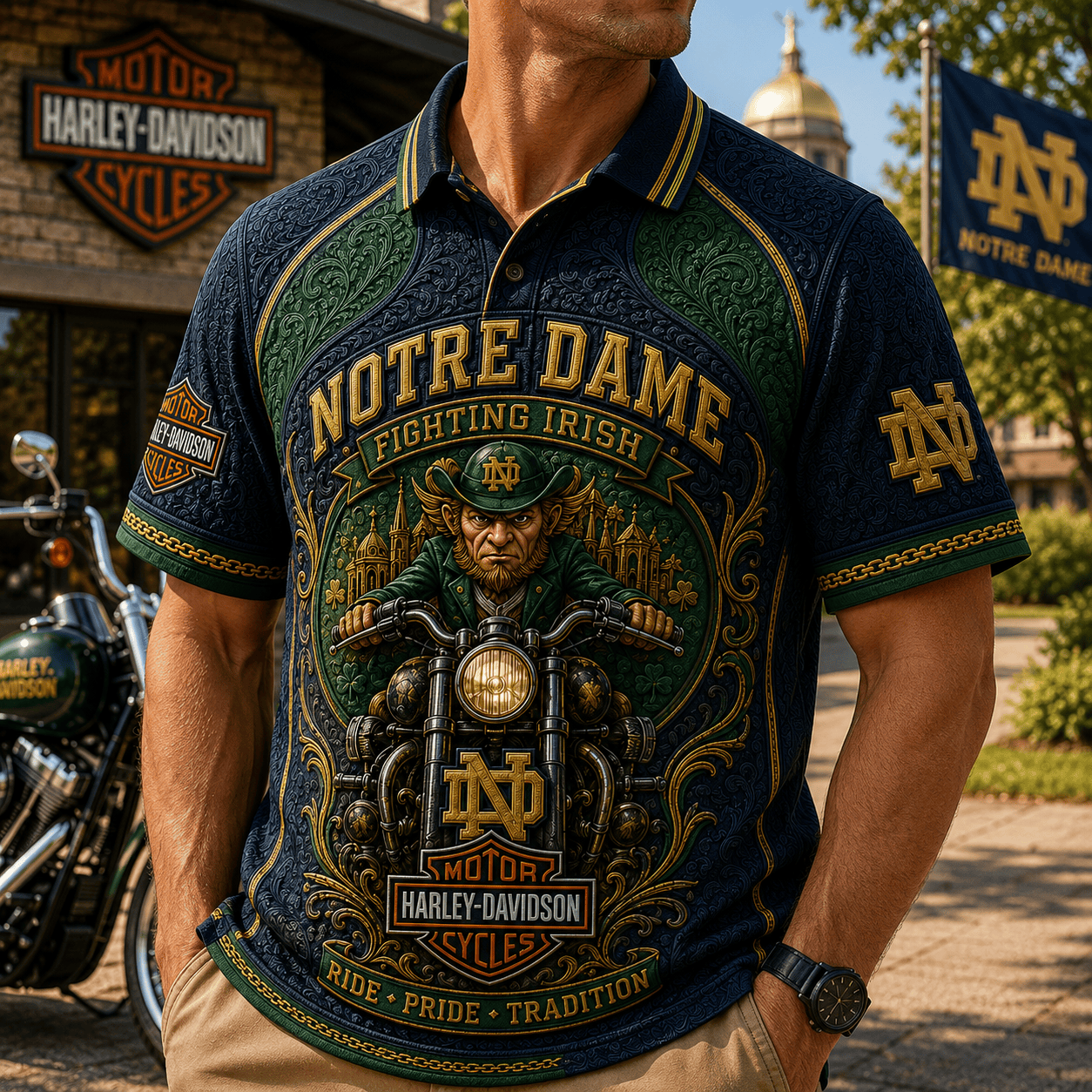 PREMIUM NDFI EMBOSS POLO SHIRT HQH
