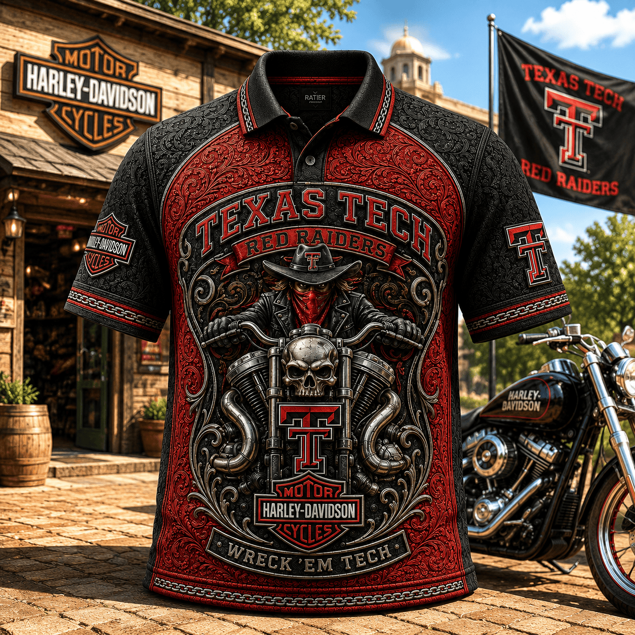 PREMIUM TTRR EMBOSS POLO SHIRT HQH