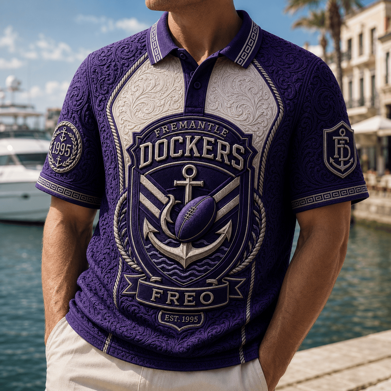 PREMIUM FRMT EMBOSS POLO SHIRT HQH