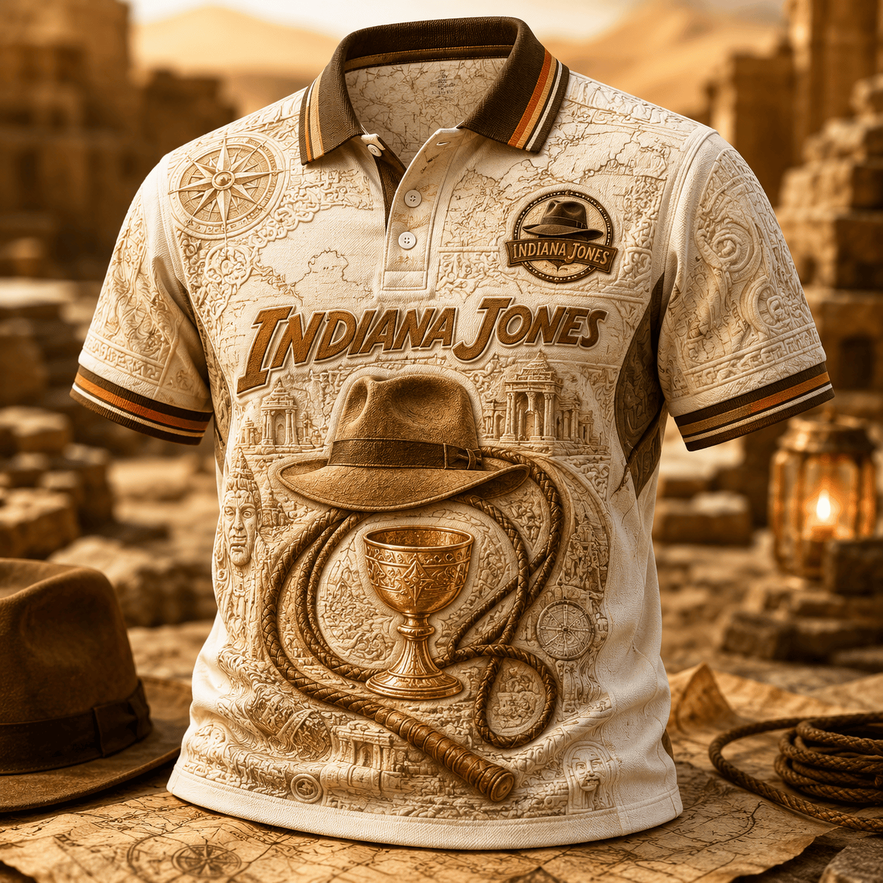 PREMIUM IDJ EMBOSS POLO SHIRT NTVA