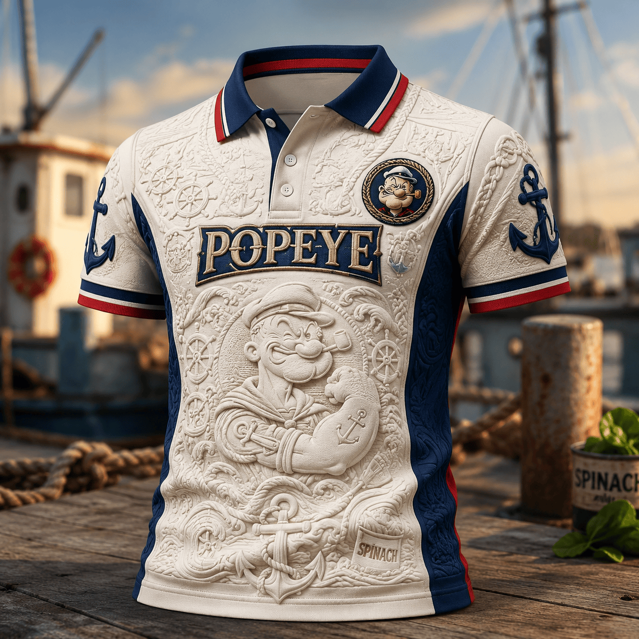 PREMIUM POPE EMBOSS POLO SHIRT NTVA