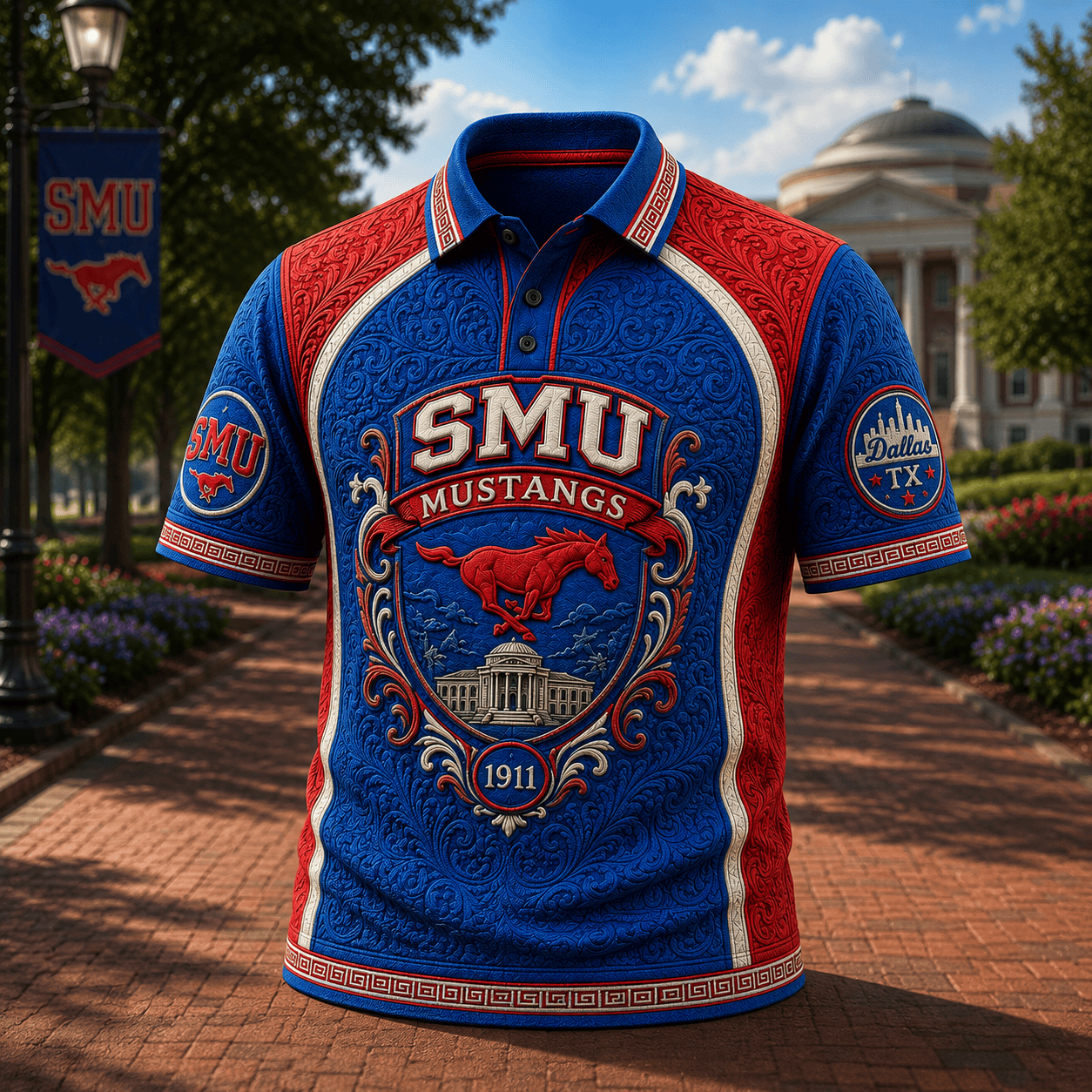 PREMIUM SMUM EMBOSS POLO SHIRT HQH