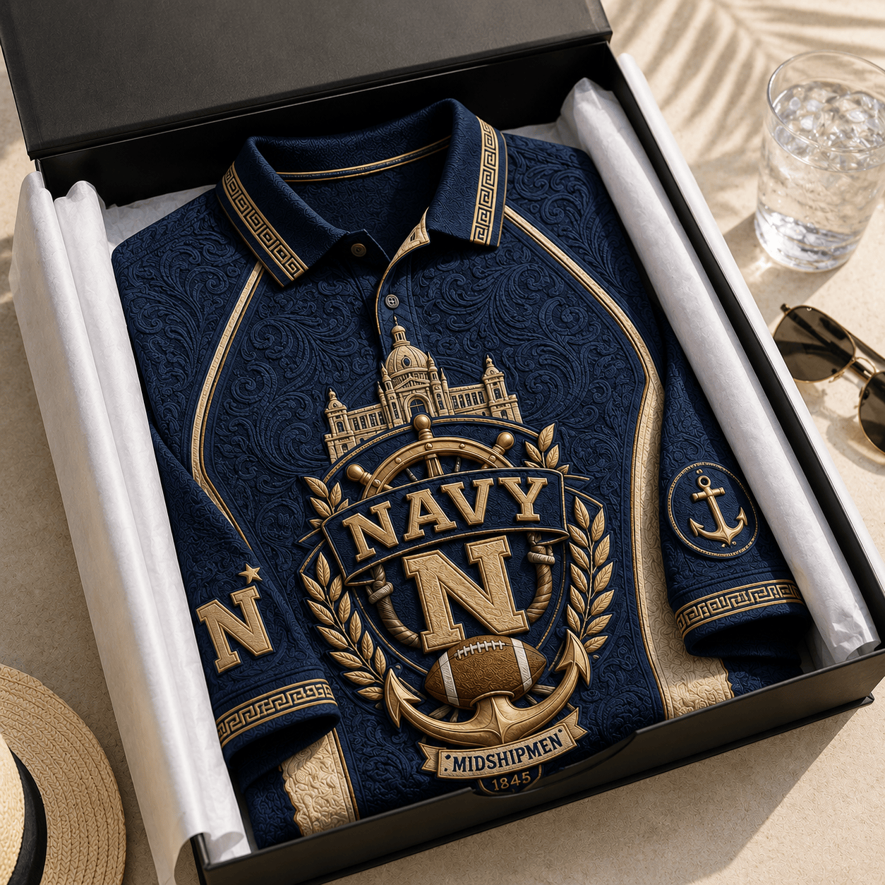 PREMIUM NMSM EMBOSS POLO SHIRT HQH