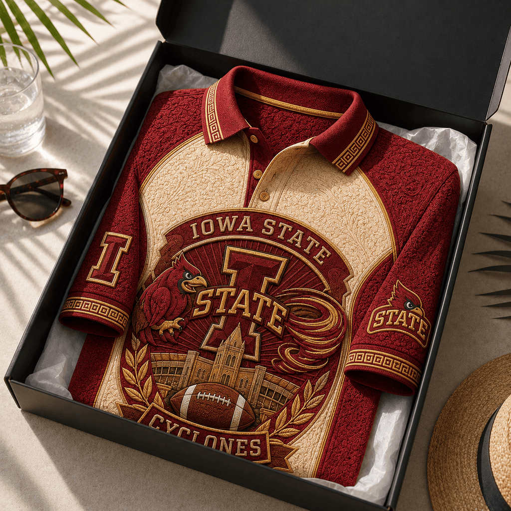PREMIUM ISC EMBOSS POLO SHIRT HQH