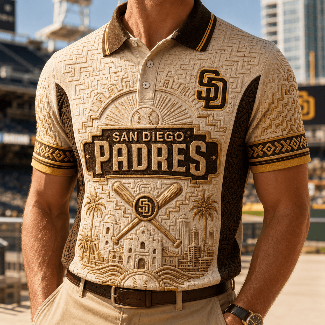 PREMIUM SDP EMBOSS POLO SHIRT NTVA