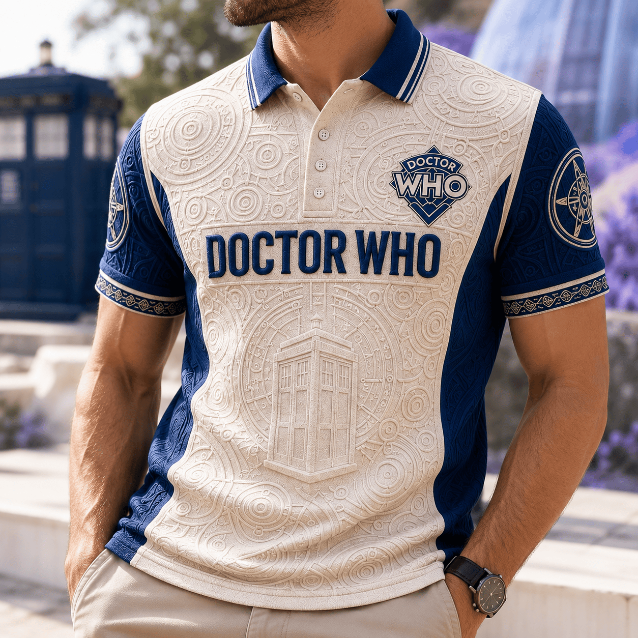 PREMIUM DTW EMBOSS POLO SHIRT NTVA