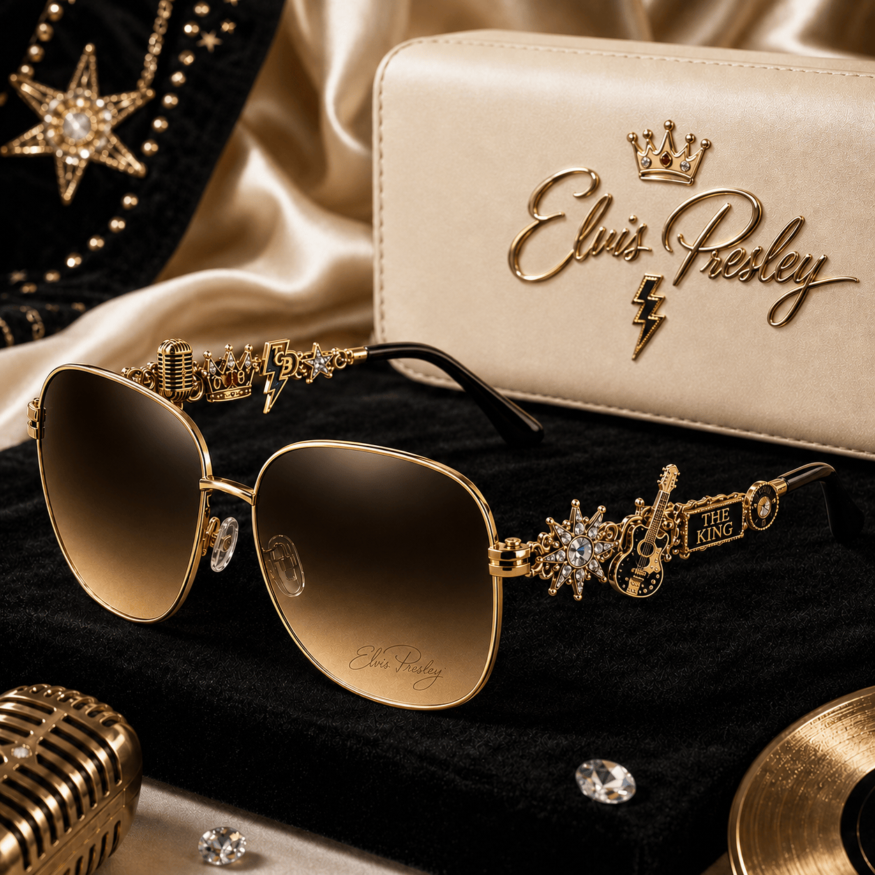 Premium ELV Sunglasses with Rhinestone TNSM