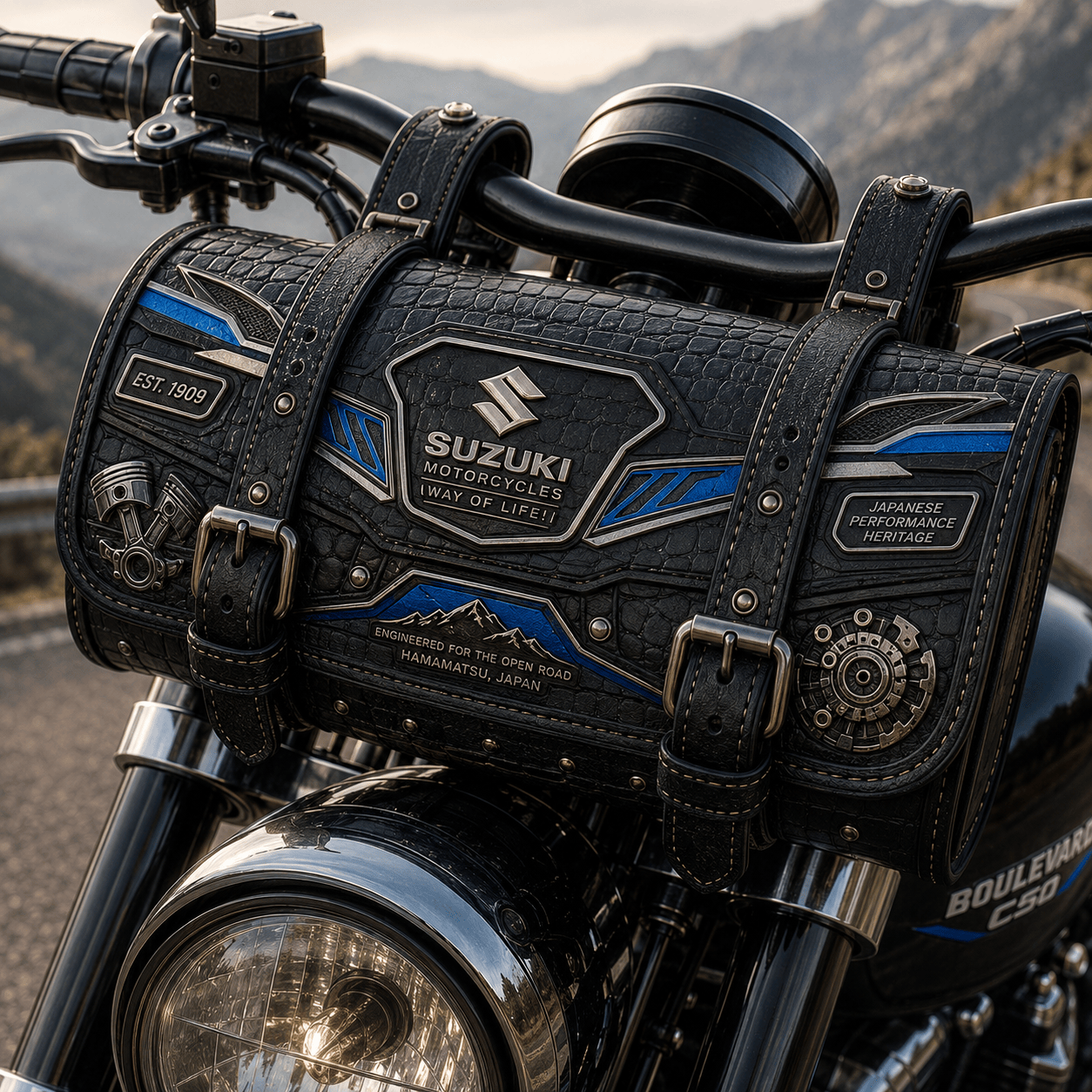 SZKI Premium Vintage Motorcycle Bag NTNA
