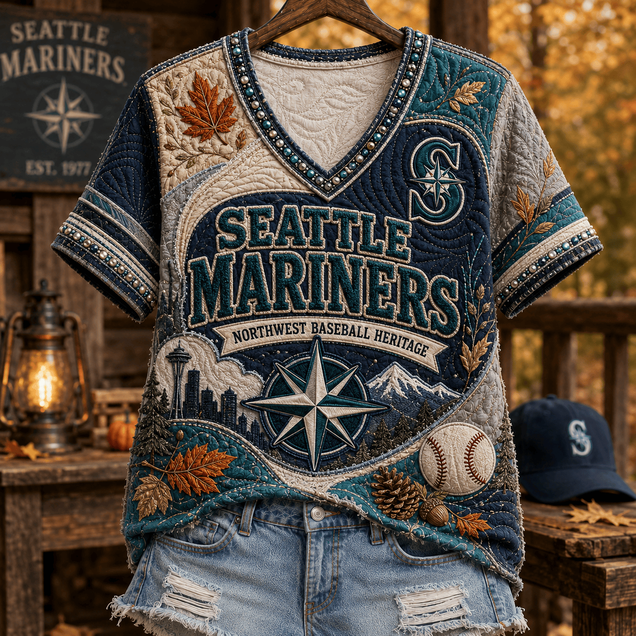 Premium STMR V-neck Shirt NTVA