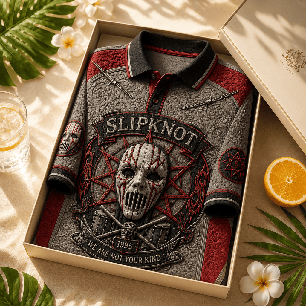PREMIUM SLK EMBOSS POLO SHIRT HQH