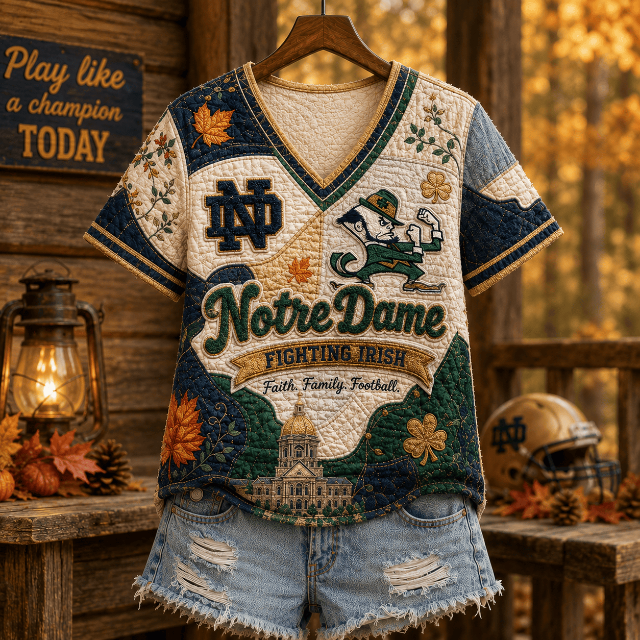 Premium NDFI V-neck Shirt NTVA