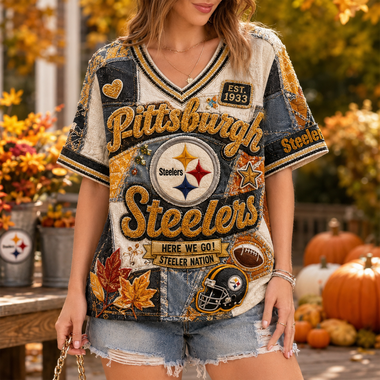 Premium PBS V-neck Shirt NTVA