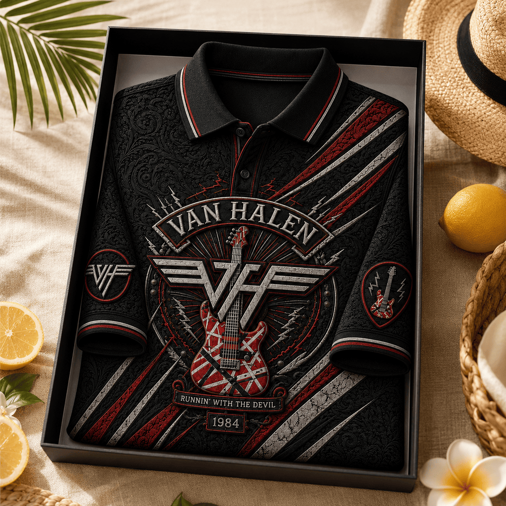 PREMIUM VHL EMBOSS POLO SHIRT HQH