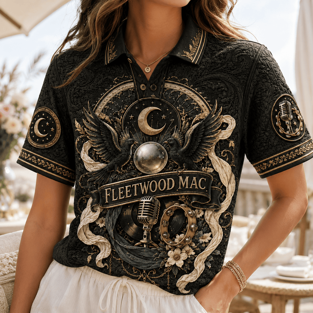 PREMIUM FLM EMBOSS POLO SHIRT HQH