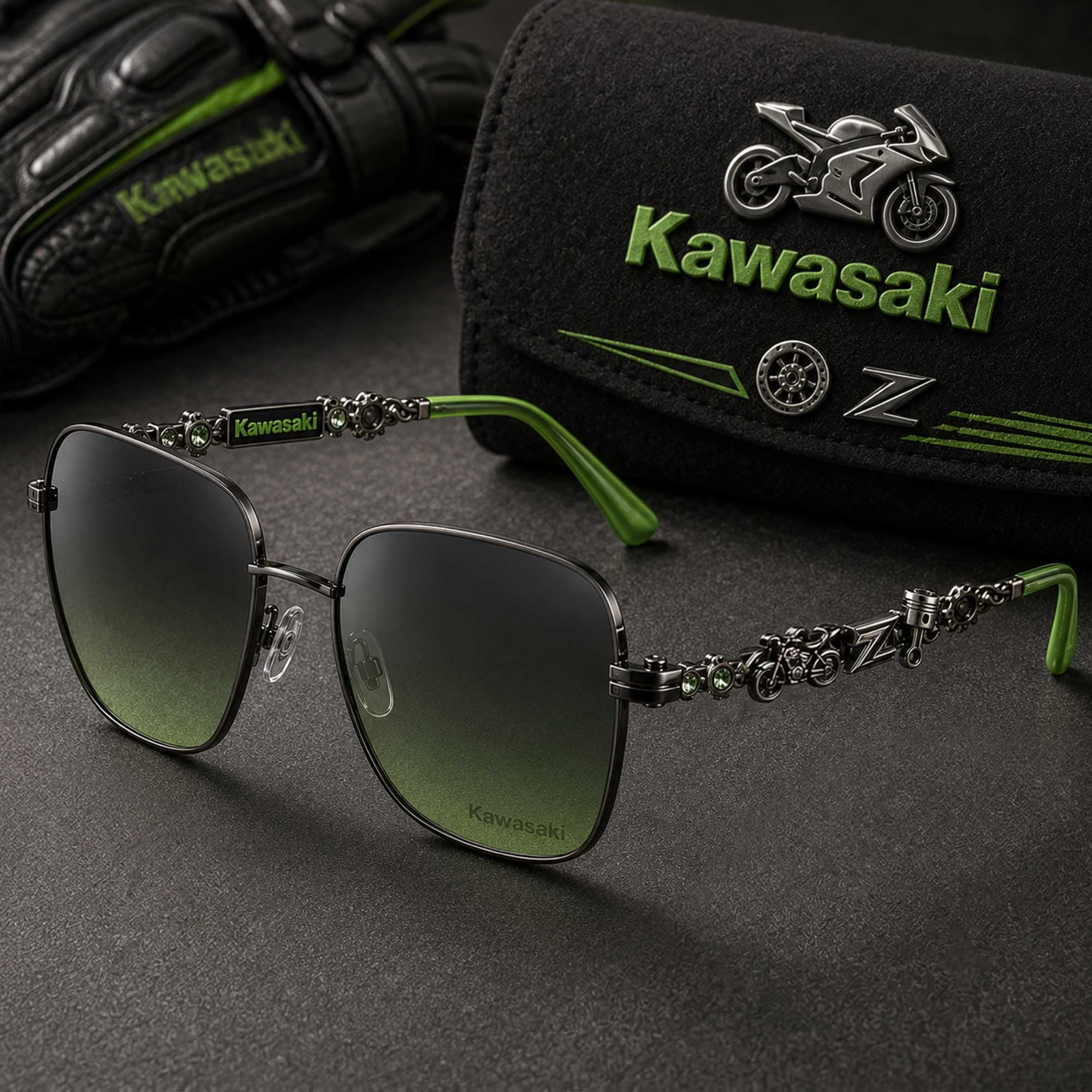 Premium KWSK Sunglasses with Rhinestone TNSM