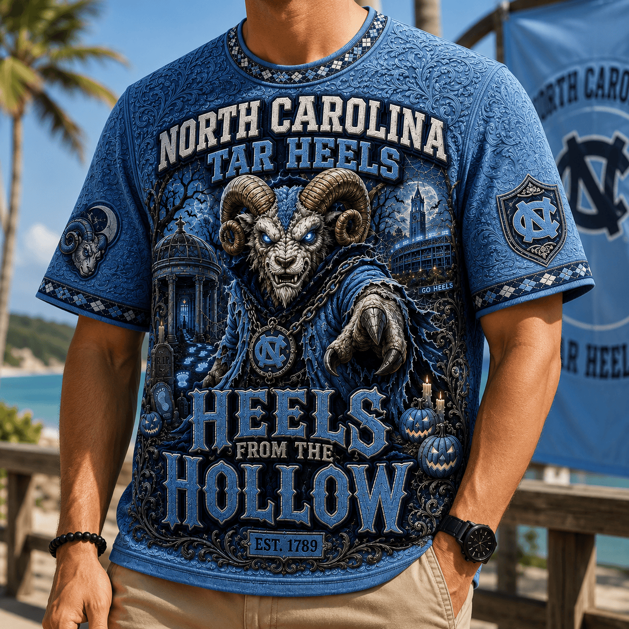 PREMIUM UNC 3D EMBOSS SHIRT TTNL