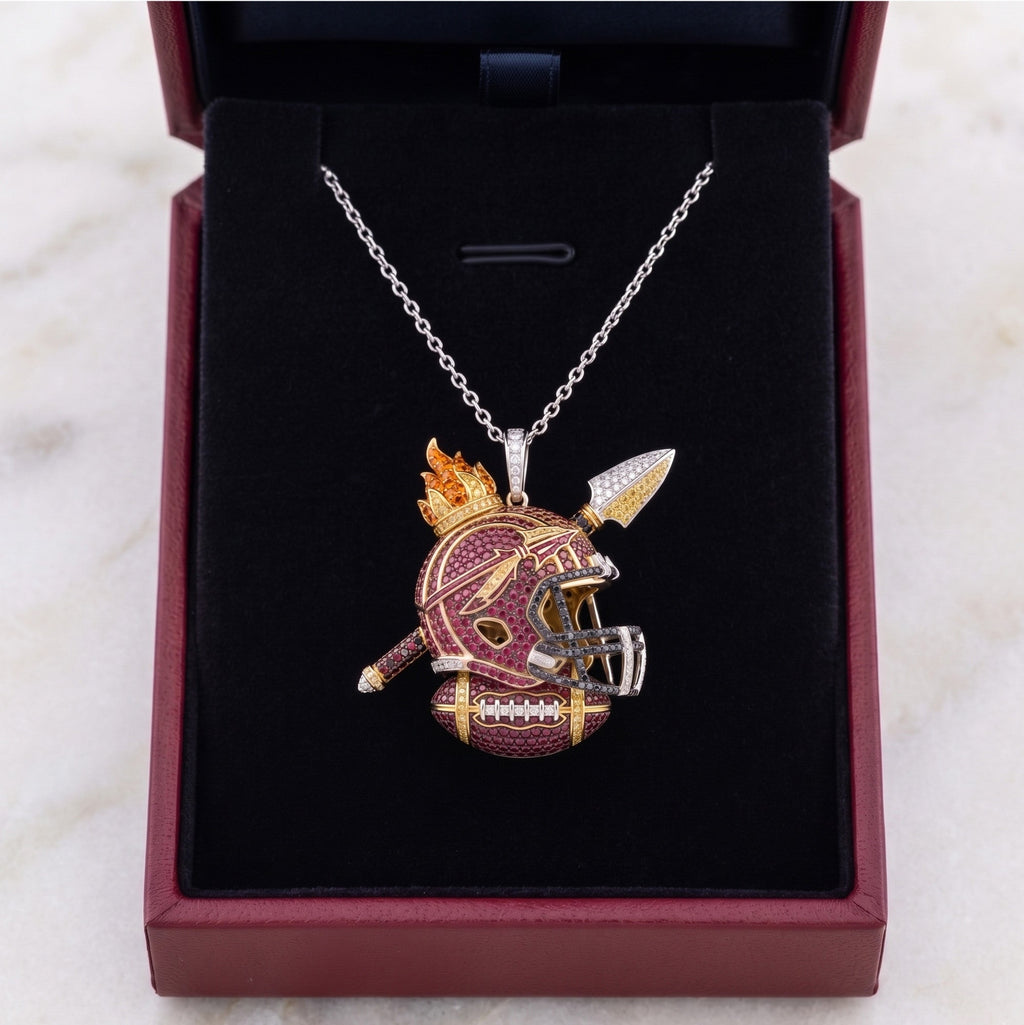 FSS Solid Gold Chain with Diamond Pendant HTTT