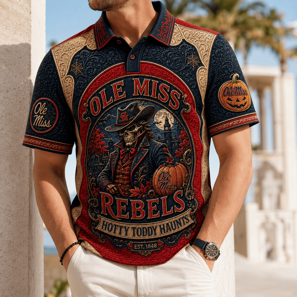 PREMIUM OMR EMBOSS POLO SHIRT HQH