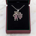 IDH Solid Gold Chain with Diamond Pendant HTTT