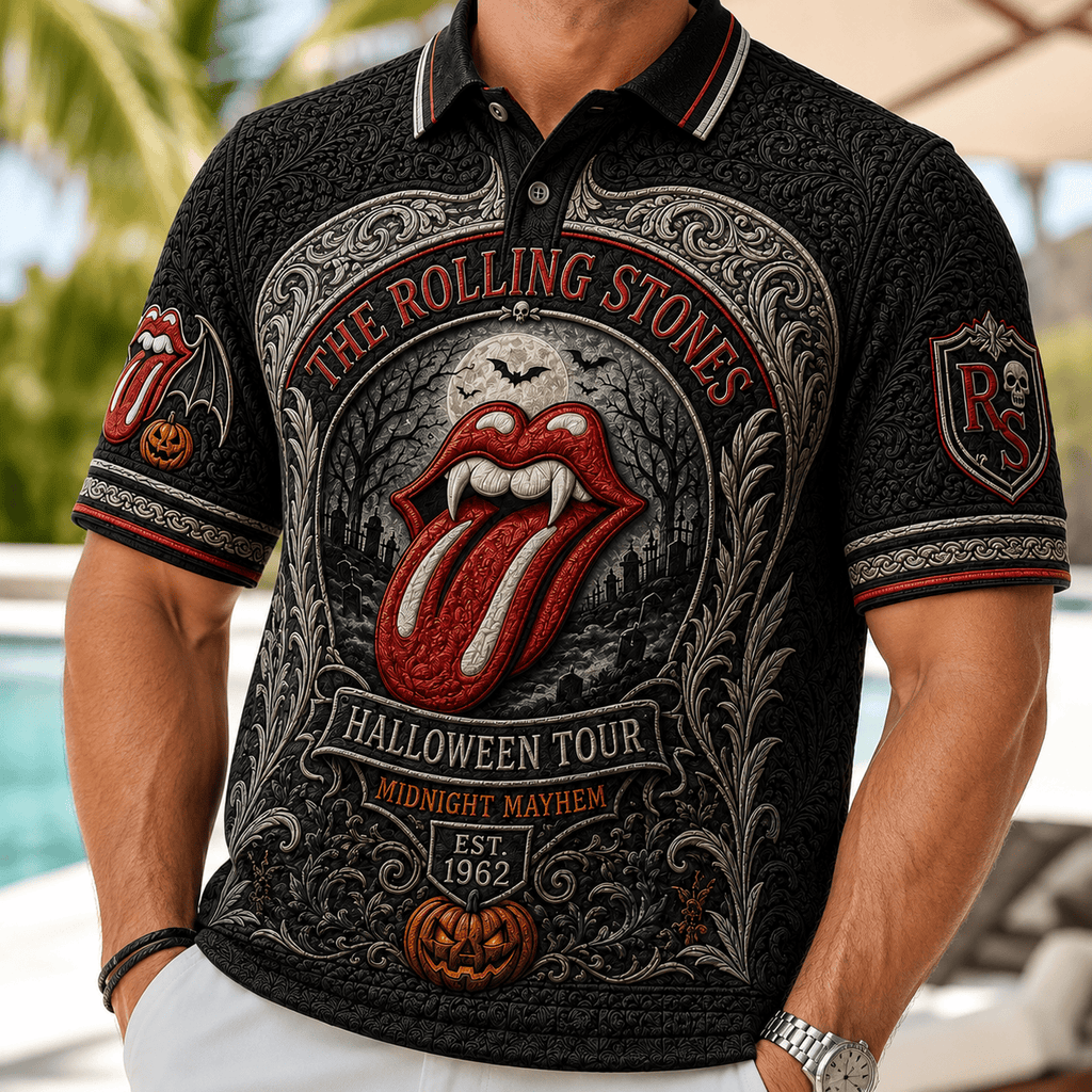 PREMIUM RLST EMBOSS POLO SHIRT NTNA