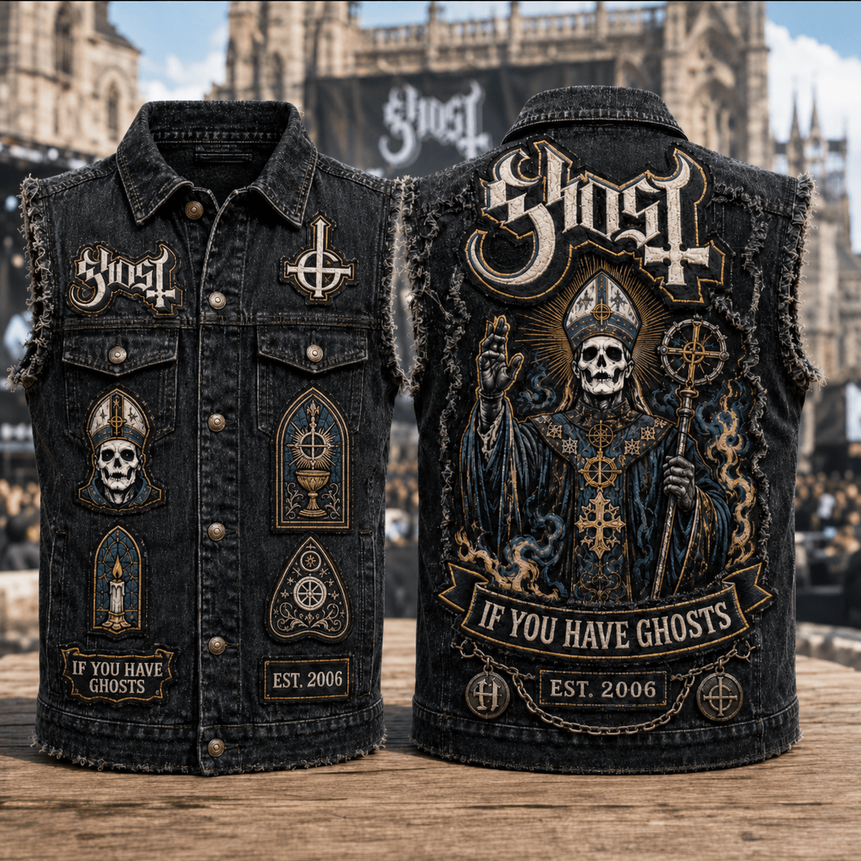 GHB PREMIUM DENIM VEST NTVA